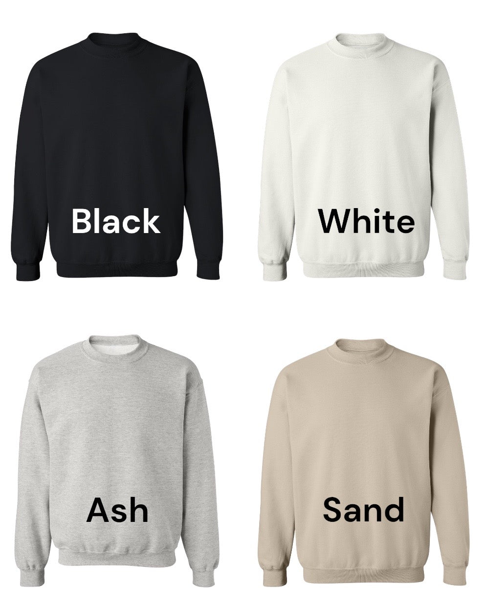 Custom Photo Silhouette Crewneck