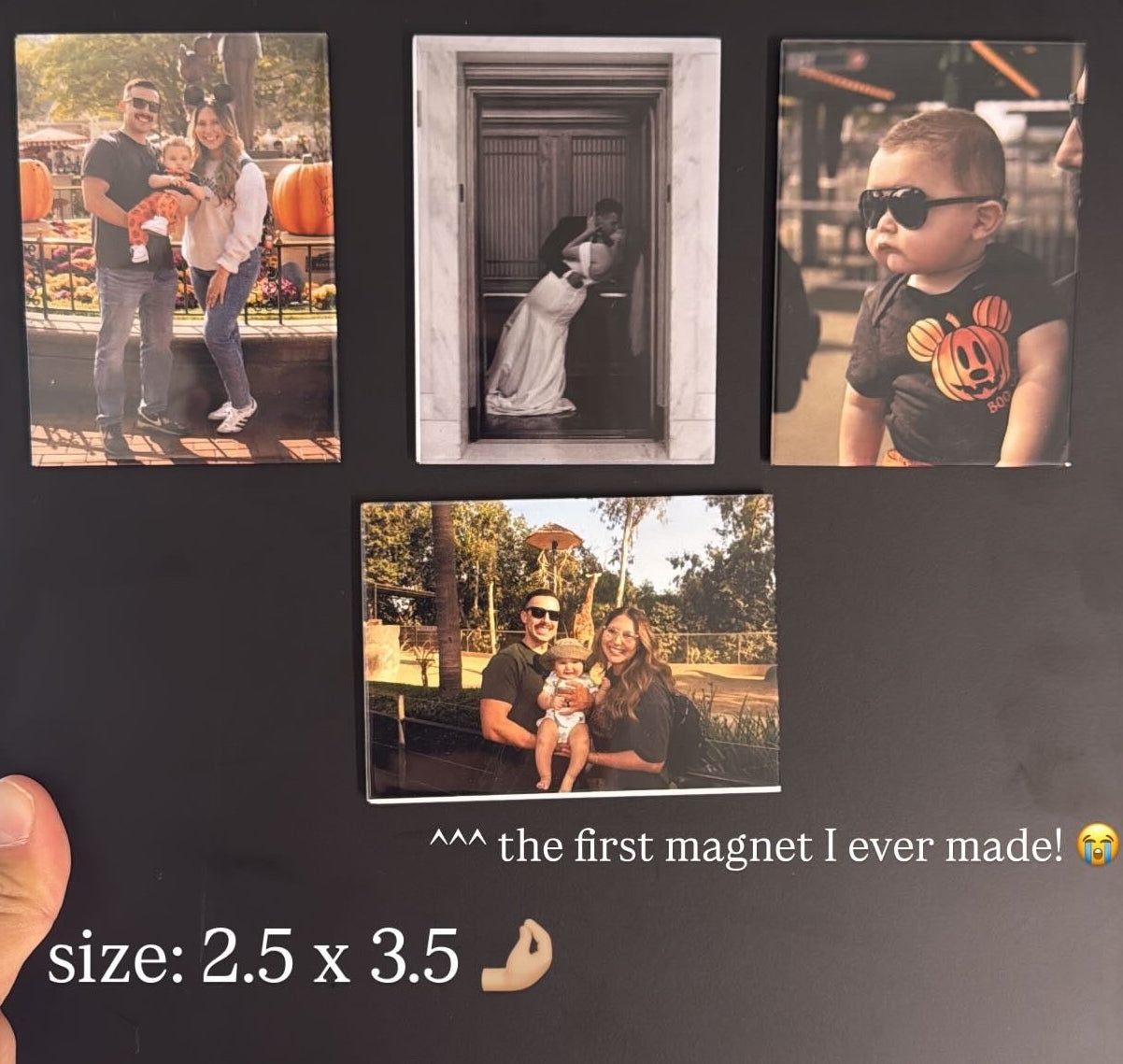 2.5"x3.5" Custom Photo Magnets