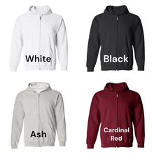 Load image into Gallery viewer, Custom Photo Silhouette Full Zip Up
